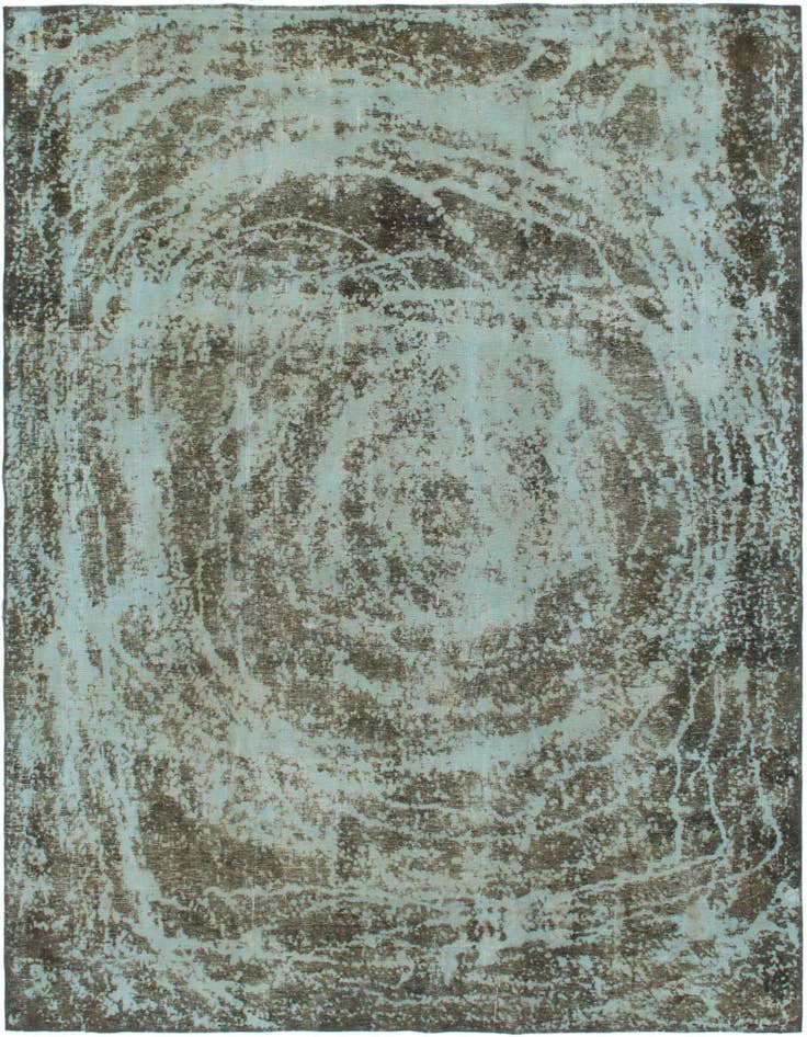 Detail image of 8' 10 x 11' 2 Hand Knotted Ultra Vintage Persian Wool Rug