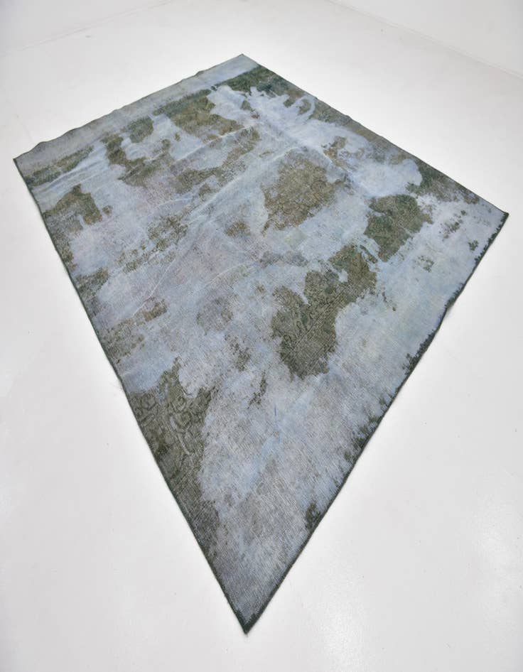 Detail image of 8' 10 x 10' 7  Hand Knotted Ultra Vintage Persian Wool Rug