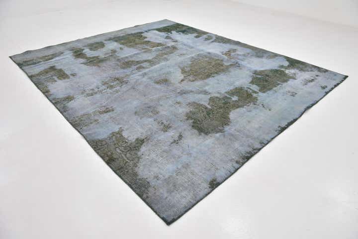 8' 10 x 10' 7 Hand Knotted Ultra Vintage Persian Wool Rug