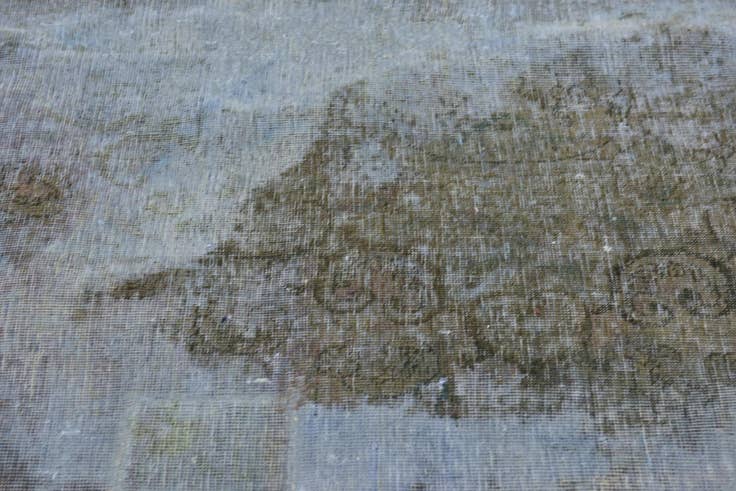 Detail image of 8' 10 x 10' 7 Hand Knotted Ultra Vintage Persian Wool Rug