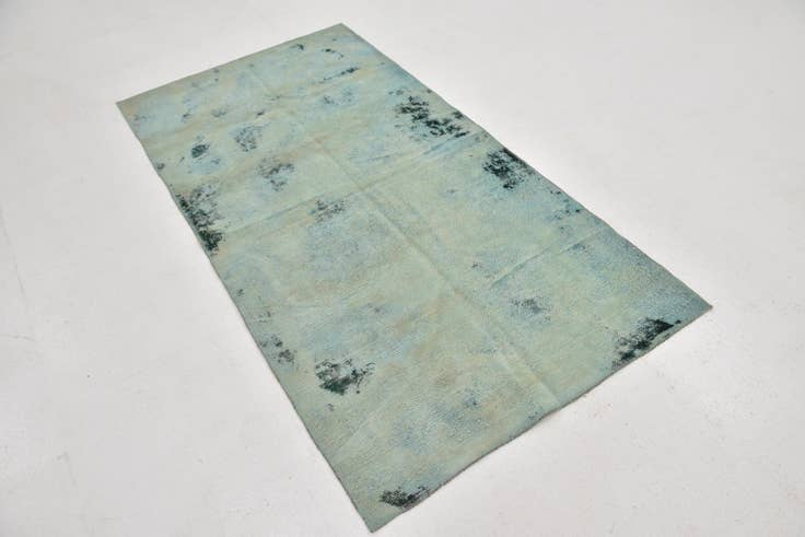 Detail image of 3' 3 x 6' 4 Hand Knotted Ultra Vintage Persian Wool Rug