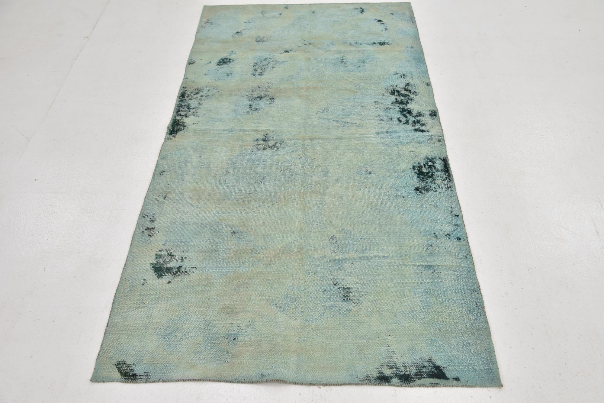 3' 3 x 6' 4 Hand Knotted Ultra Vintage Persian Wool Rug