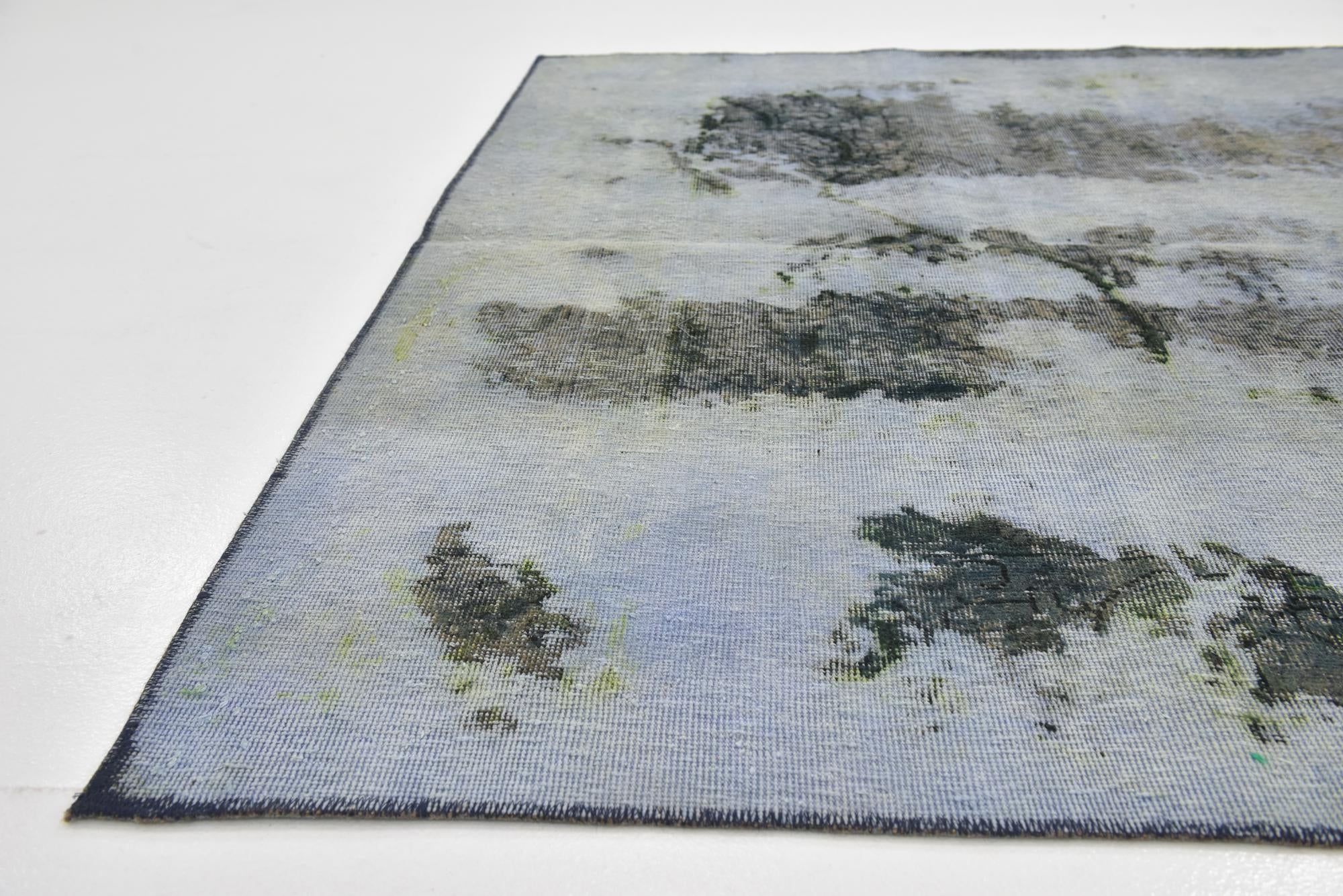 6' x 9' Hand Knotted Ultra Vintage Persian Wool Rug