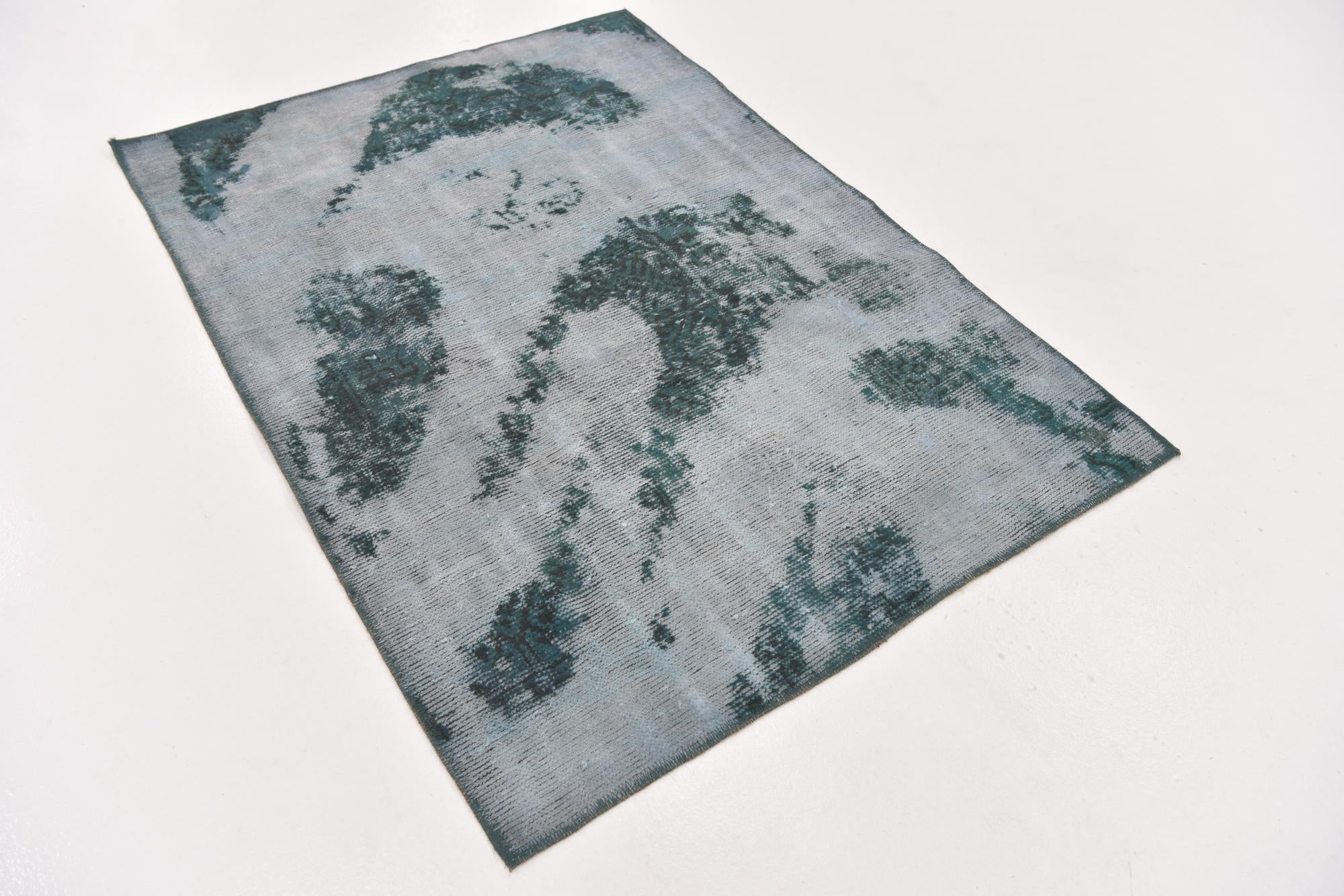 3' 6 x 4' 10 Hand Knotted Ultra Vintage Persian Wool Rug