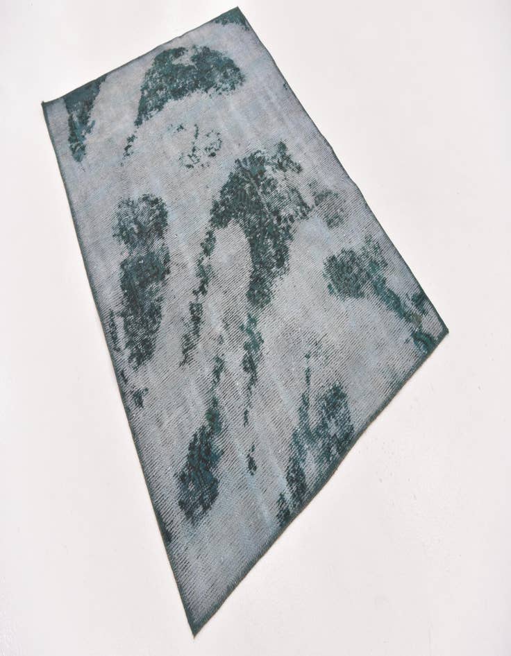 Detail image of 3' 6 x 4' 10  Hand Knotted Ultra Vintage Persian Wool Rug