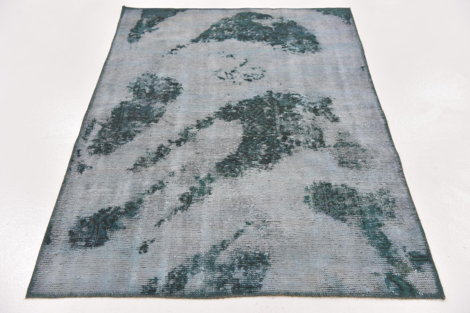 3' 6 x 4' 10 Hand Knotted Ultra Vintage Persian Wool Rug