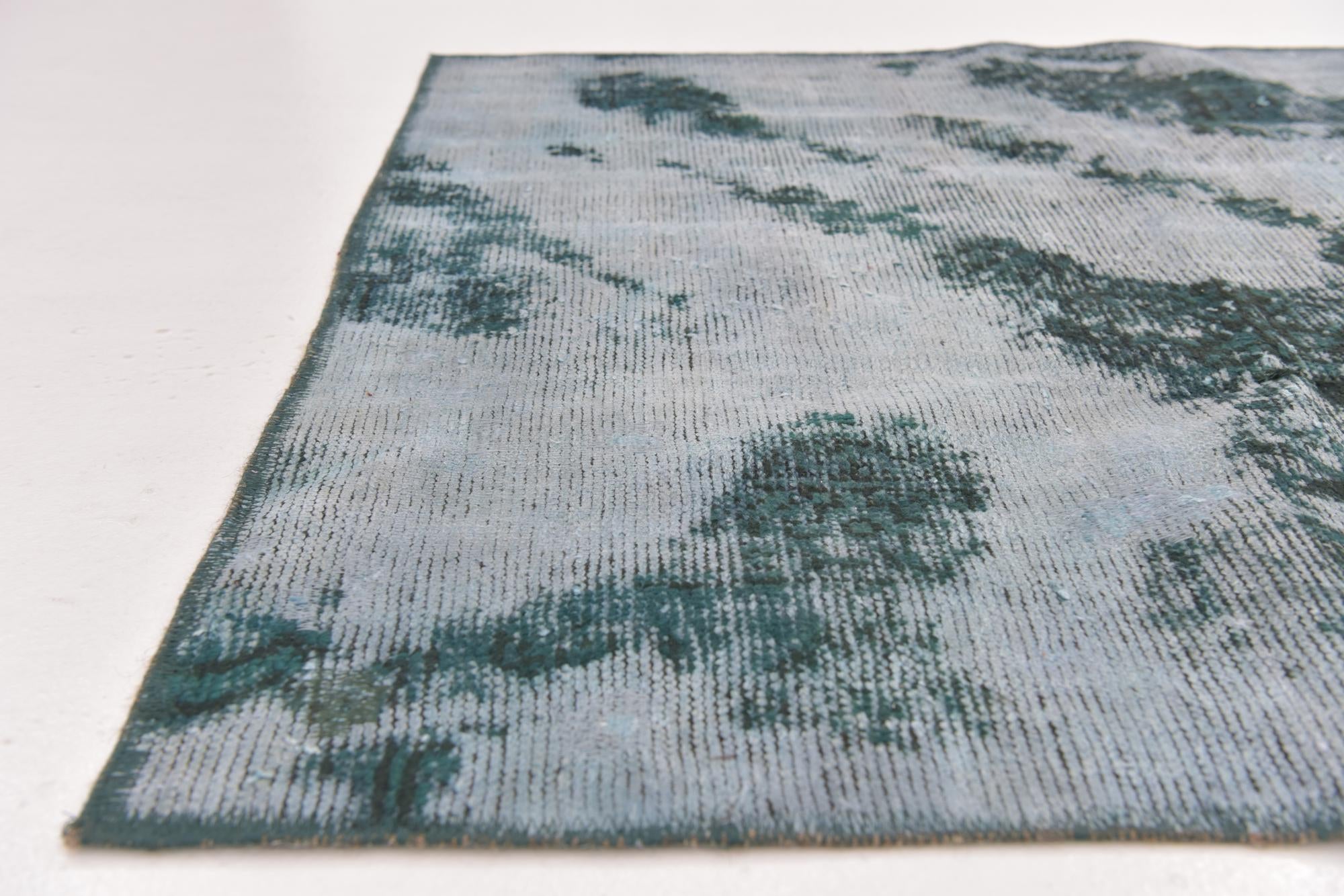 3' 6 x 4' 10 Hand Knotted Ultra Vintage Persian Wool Rug