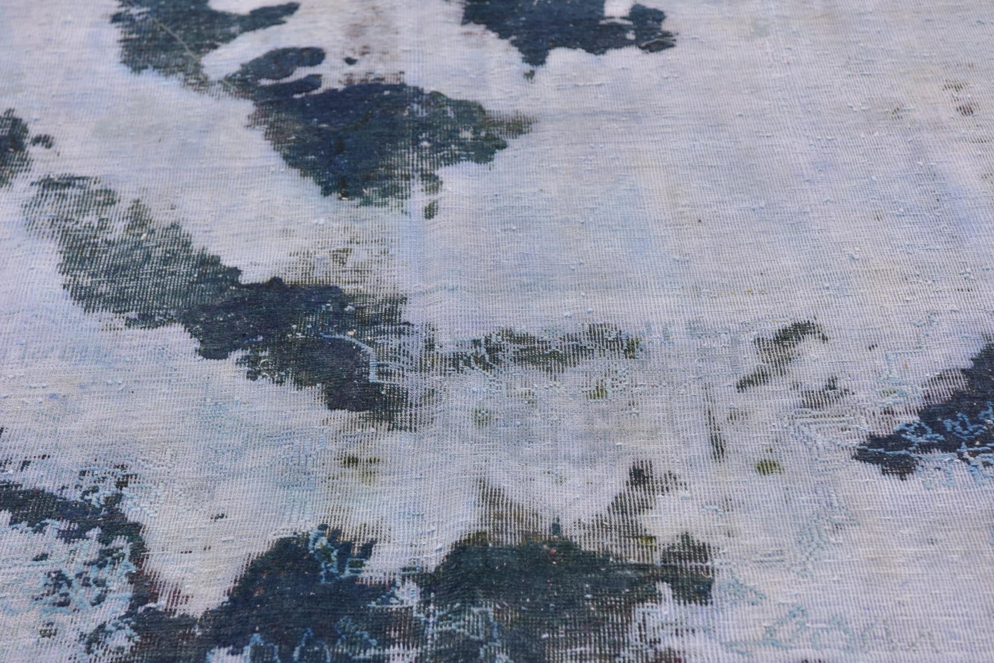 5' 7 x 9' Hand Knotted Ultra Vintage Persian Wool Rug