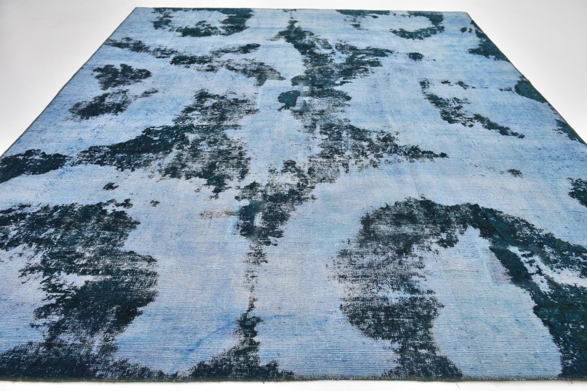 9' 2 x 11' 8 Hand Knotted Ultra Vintage Persian Wool Rug