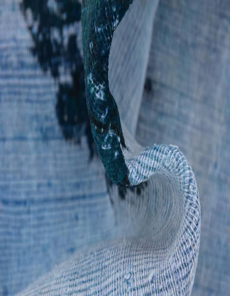 Detail image of 9' 2 x 11' 8  Hand Knotted Ultra Vintage Persian Wool Rug