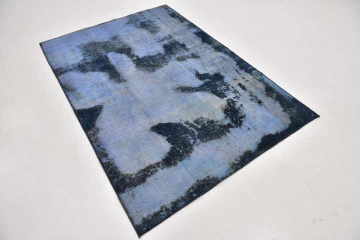 4' 6 x 6' 6 Hand Knotted Ultra Vintage Persian Wool Rug