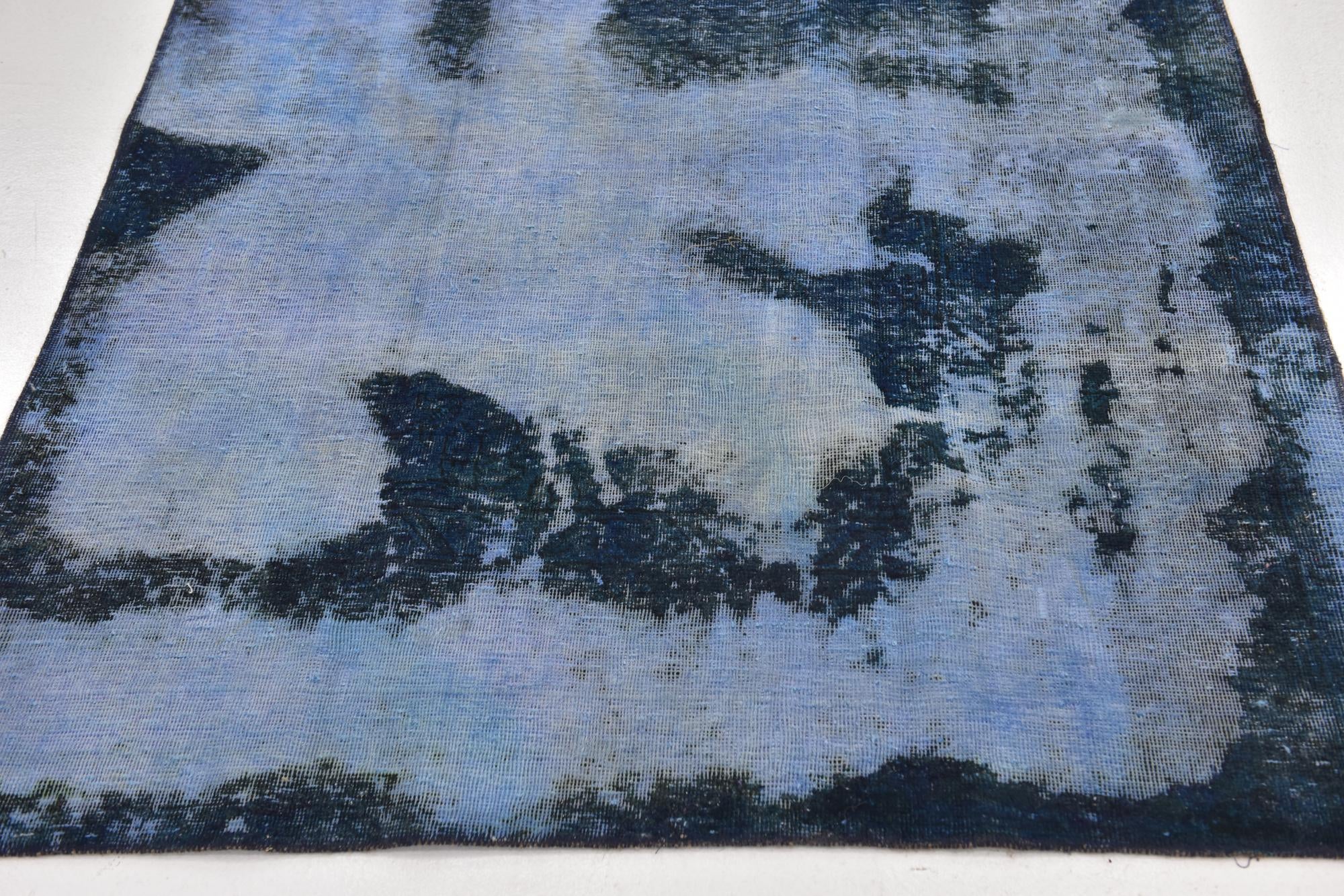 4' 6 x 6' 6 Hand Knotted Ultra Vintage Persian Wool Rug