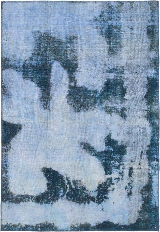 Detail image of 4' 6 x 6' 6 Hand Knotted Ultra Vintage Persian Wool Rug