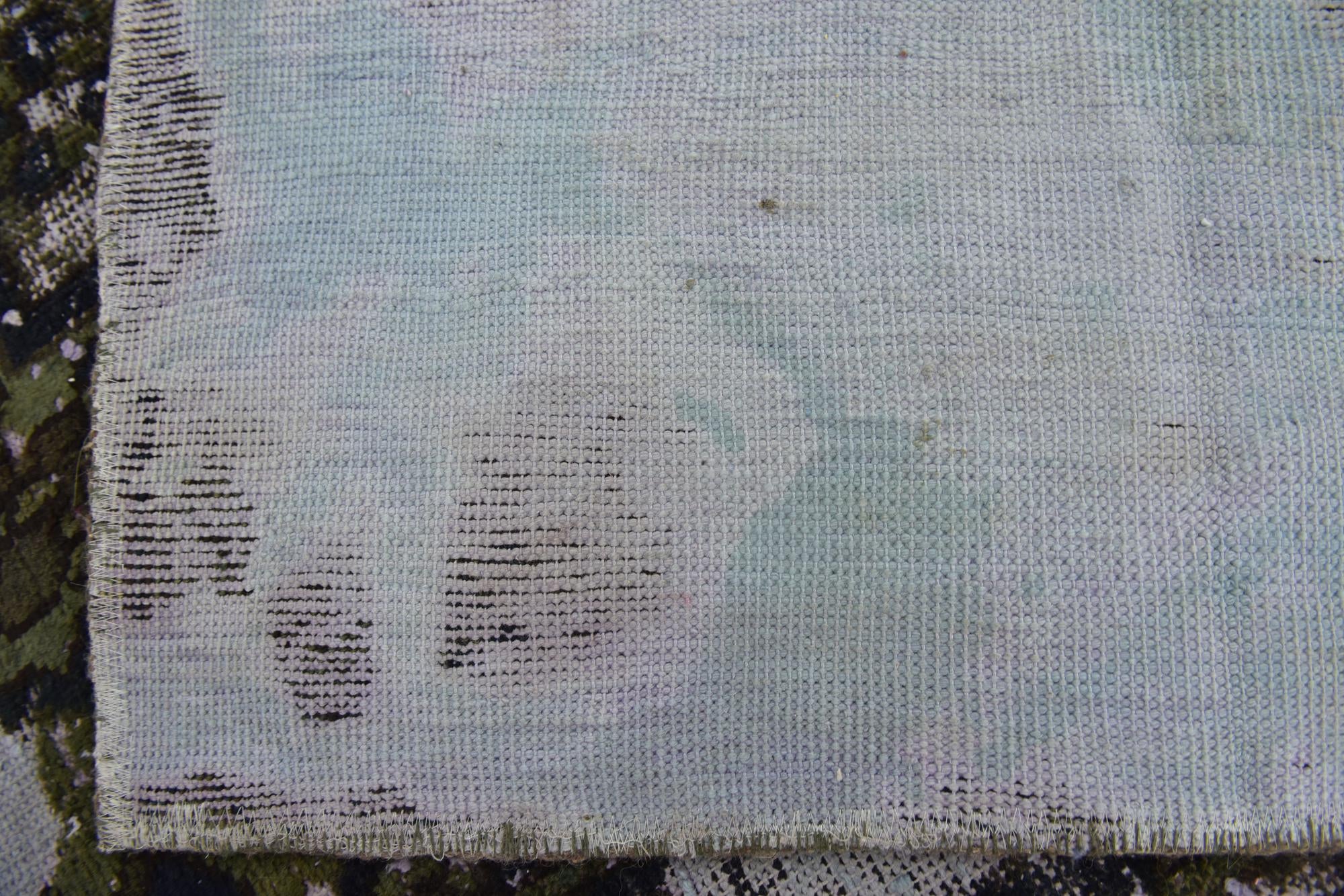 6' 7 x 9' Hand Knotted Ultra Vintage Persian Wool Rug