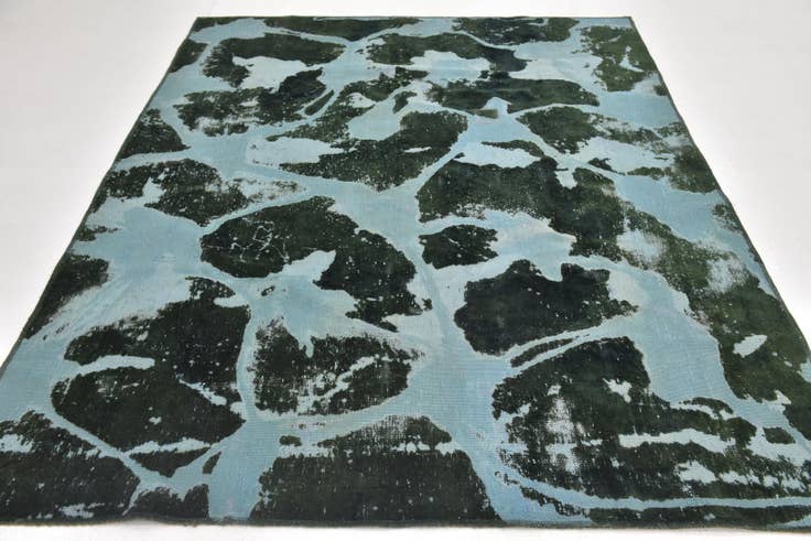 Detail image of 6' x 7' 10 Hand Knotted Ultra Vintage Persian Wool Rug