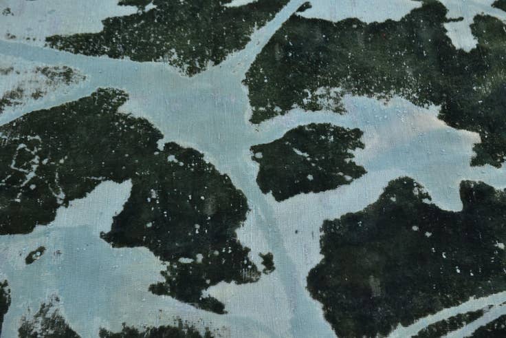 Detail image of 6' x 7' 10 Hand Knotted Ultra Vintage Persian Wool Rug