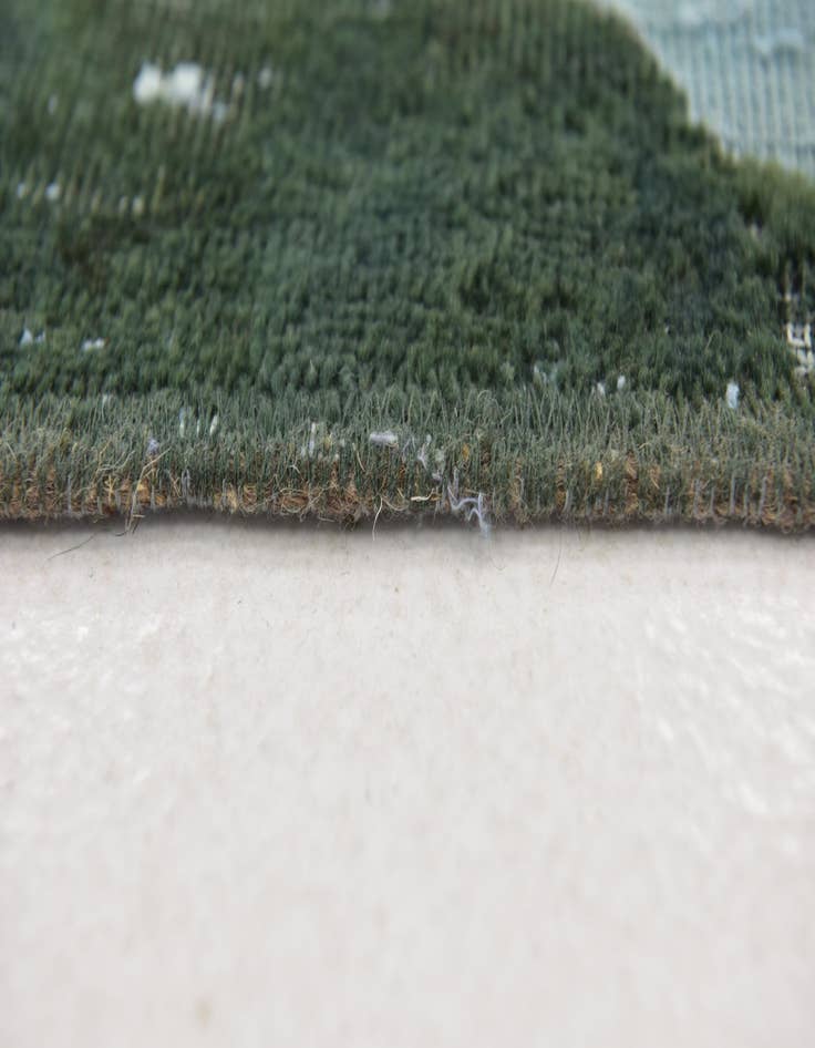 Detail image of 6' x 7' 10  Hand Knotted Ultra Vintage Persian Wool Rug