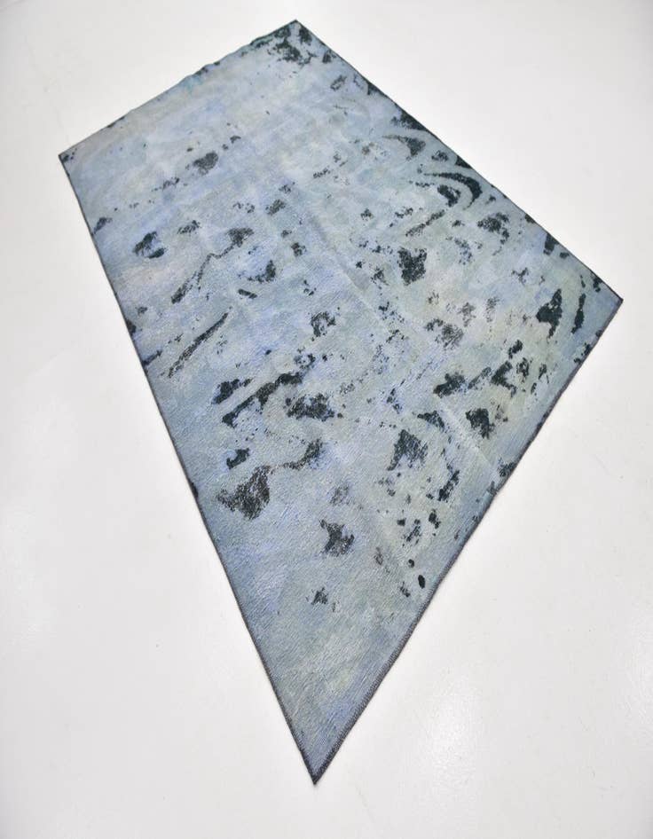 Detail image of 6' 6 x 9' 4  Hand Knotted Ultra Vintage Persian Wool Rug