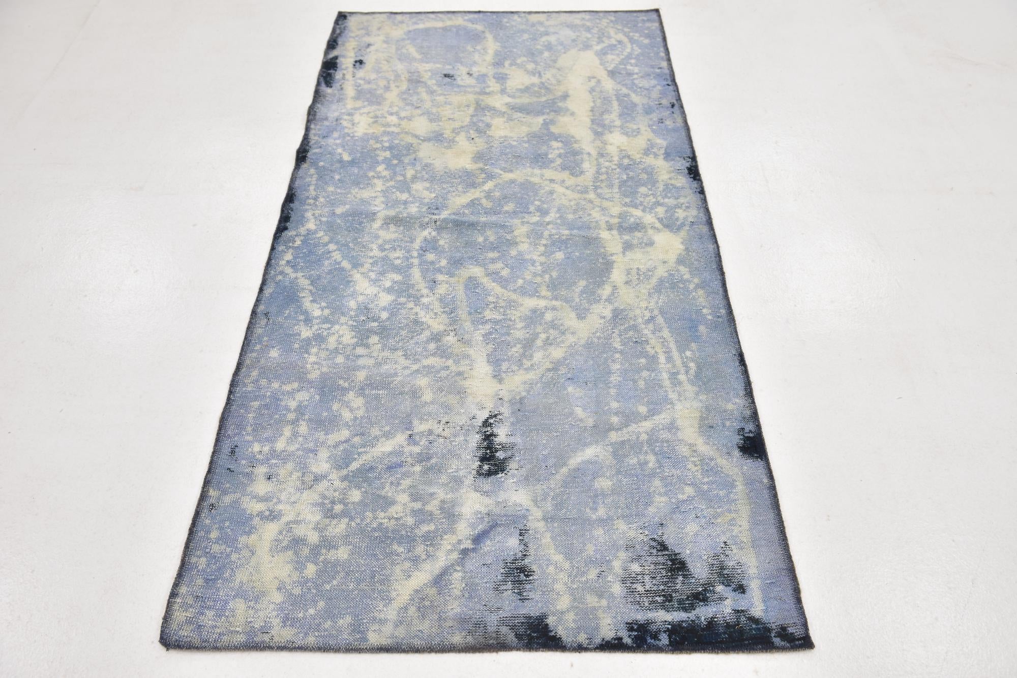 3' 3 x 6' 5 Hand Knotted Ultra Vintage Persian Wool Rug