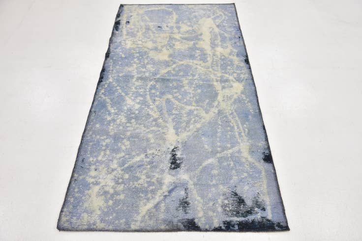Detail image of 3' 3 x 6' 5 Hand Knotted Ultra Vintage Persian Wool Rug