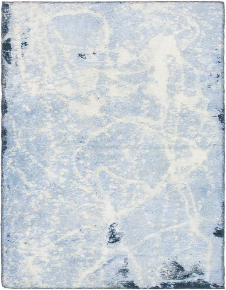 Detail image of 3' 3 x 6' 5 Hand Knotted Ultra Vintage Persian Wool Rug