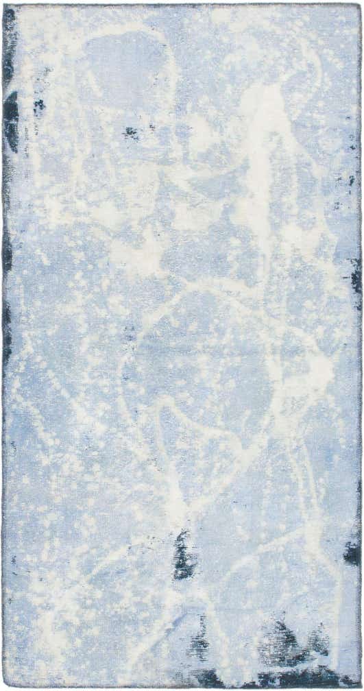 3' 3 x 6' 5 Hand Knotted Ultra Vintage Persian Wool Rug