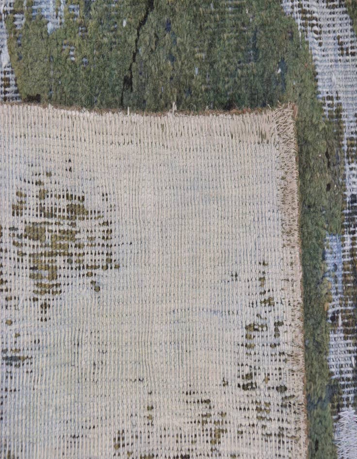 Detail image of 5' 4 x 8'  Hand Knotted Ultra Vintage Persian Wool Rug