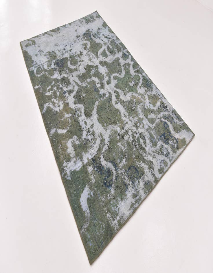 Detail image of 5' 4 x 8'  Hand Knotted Ultra Vintage Persian Wool Rug