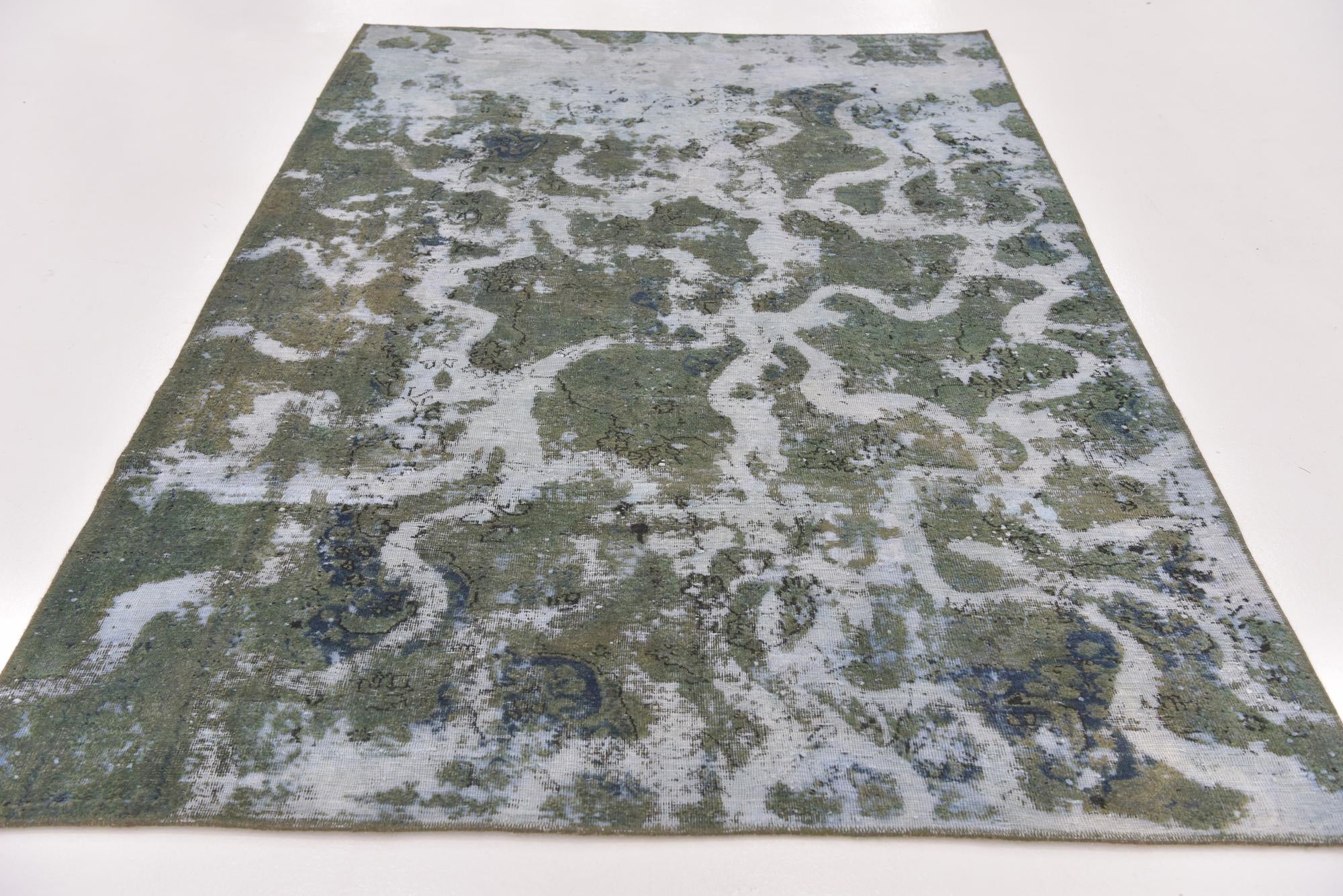 5' 4 x 8' Hand Knotted Ultra Vintage Persian Wool Rug