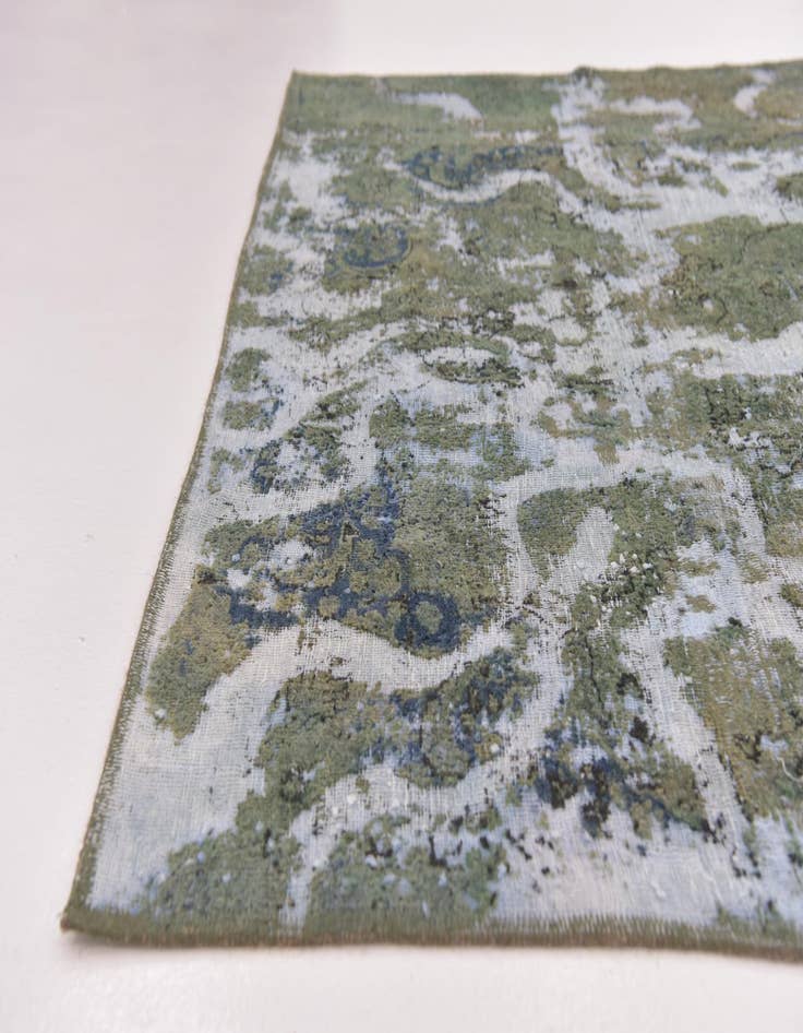 Detail image of 5' 4 x 8'  Hand Knotted Ultra Vintage Persian Wool Rug