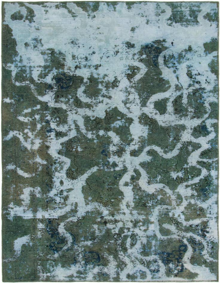 Detail image of 5' 4 x 8' Hand Knotted Ultra Vintage Persian Wool Rug