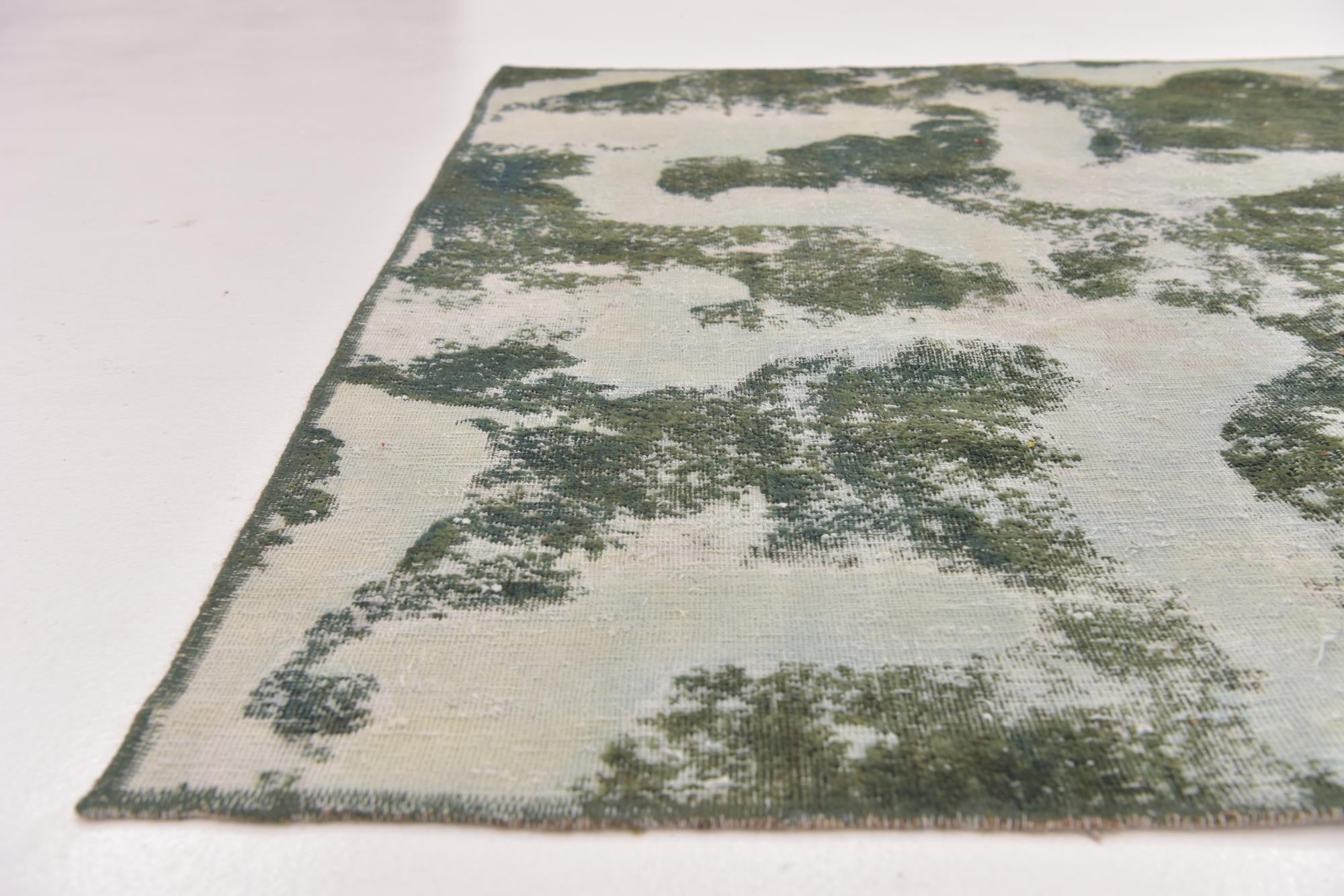 5' x 7' 8 Hand Knotted Ultra Vintage Persian Wool Rug
