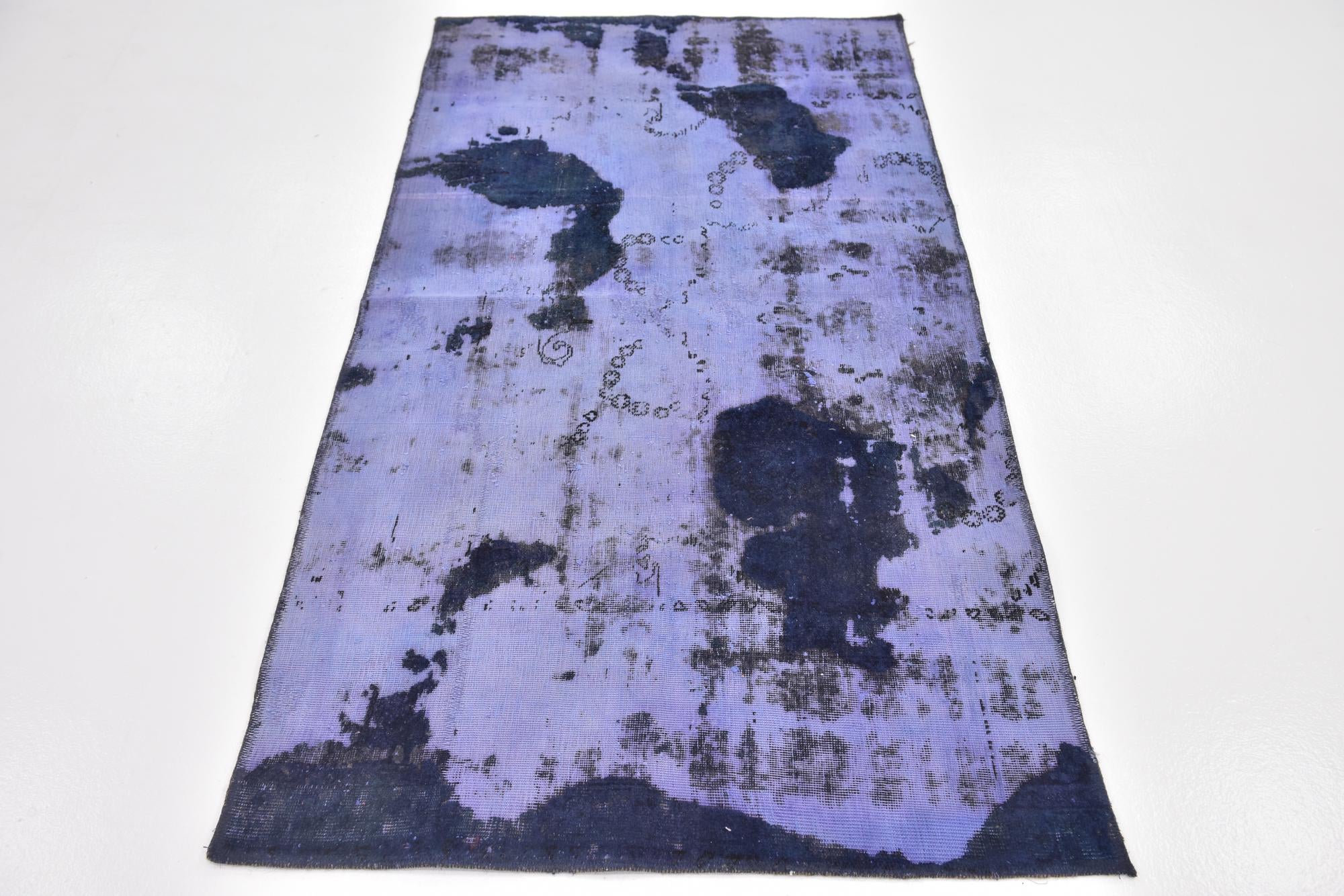 3' 3 x 6' Hand Knotted Ultra Vintage Persian Wool Rug