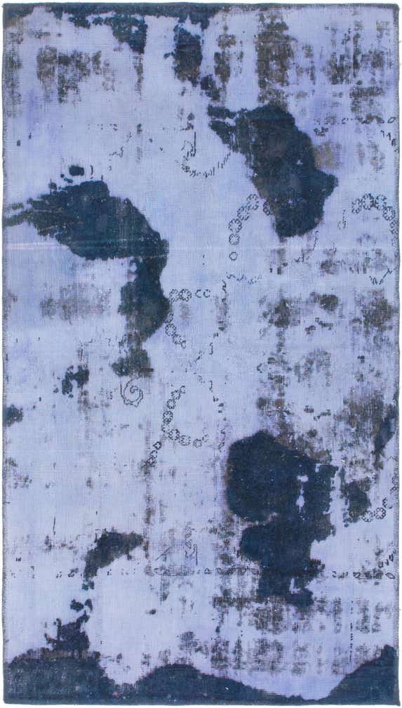 3' 3 x 6' Hand Knotted Ultra Vintage Persian Wool Rug