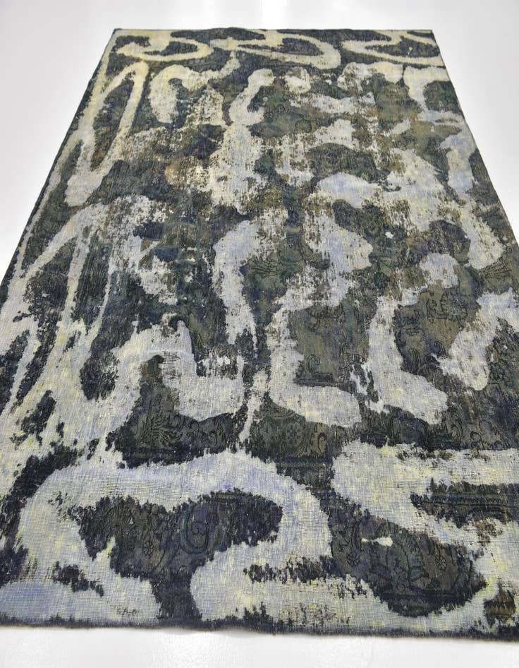 Detail image of 8' 3 x 9' 7 Hand Knotted Ultra Vintage Persian Wool Rug