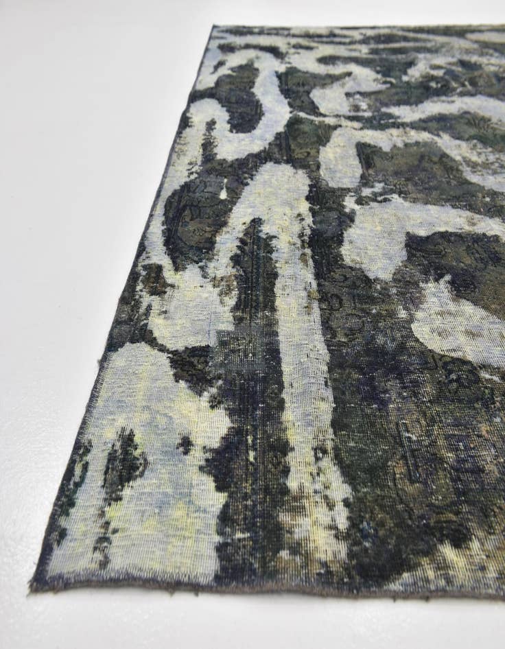 Detail image of 8' 3 x 9' 7 Hand Knotted Ultra Vintage Persian Wool Rug