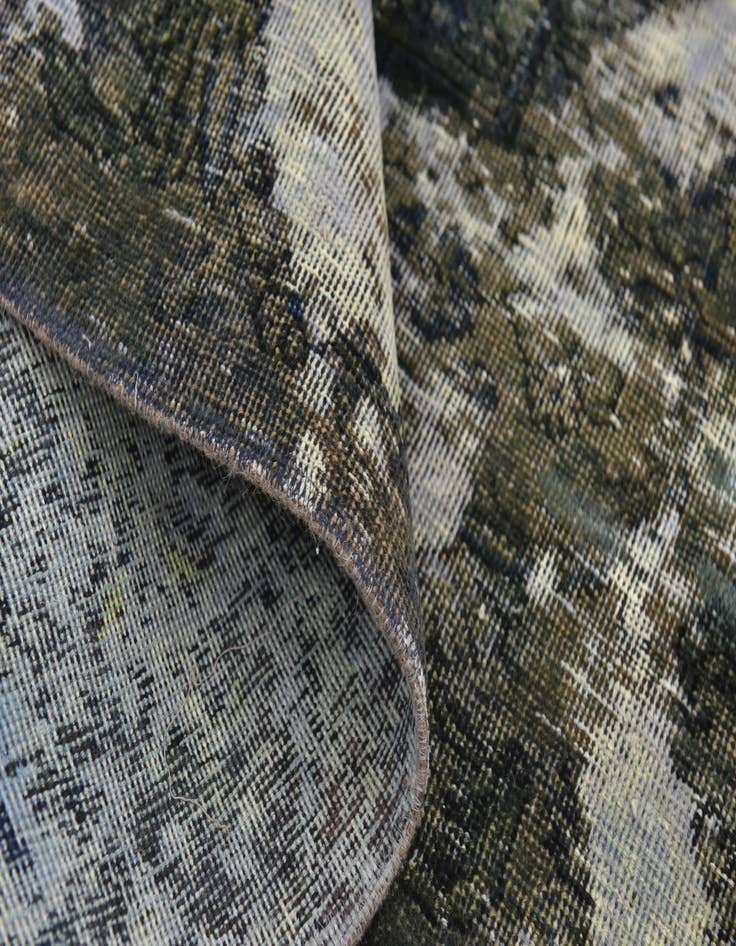 Detail image of 8' 3 x 9' 7 Hand Knotted Ultra Vintage Persian Wool Rug