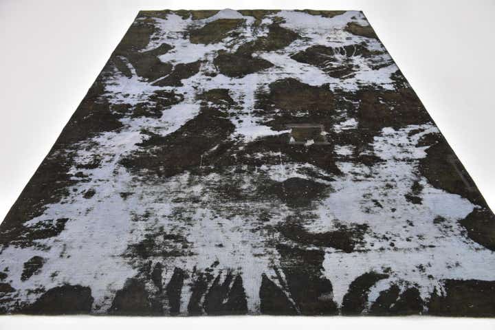 6' 9 x 10' 2 Hand Knotted Ultra Vintage Persian Wool Rug