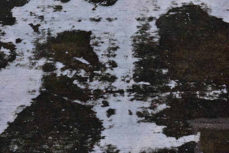 Detail image of 6' 9 x 10' 2 Hand Knotted Ultra Vintage Persian Wool Rug