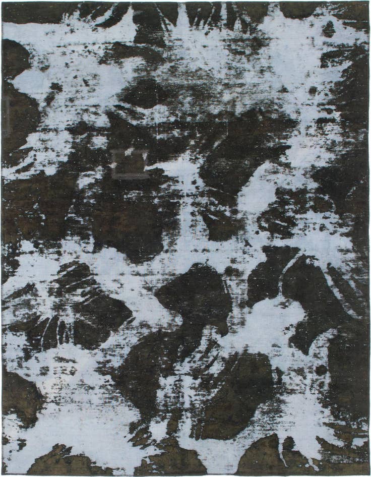 Detail image of 6' 9 x 10' 2 Hand Knotted Ultra Vintage Persian Wool Rug