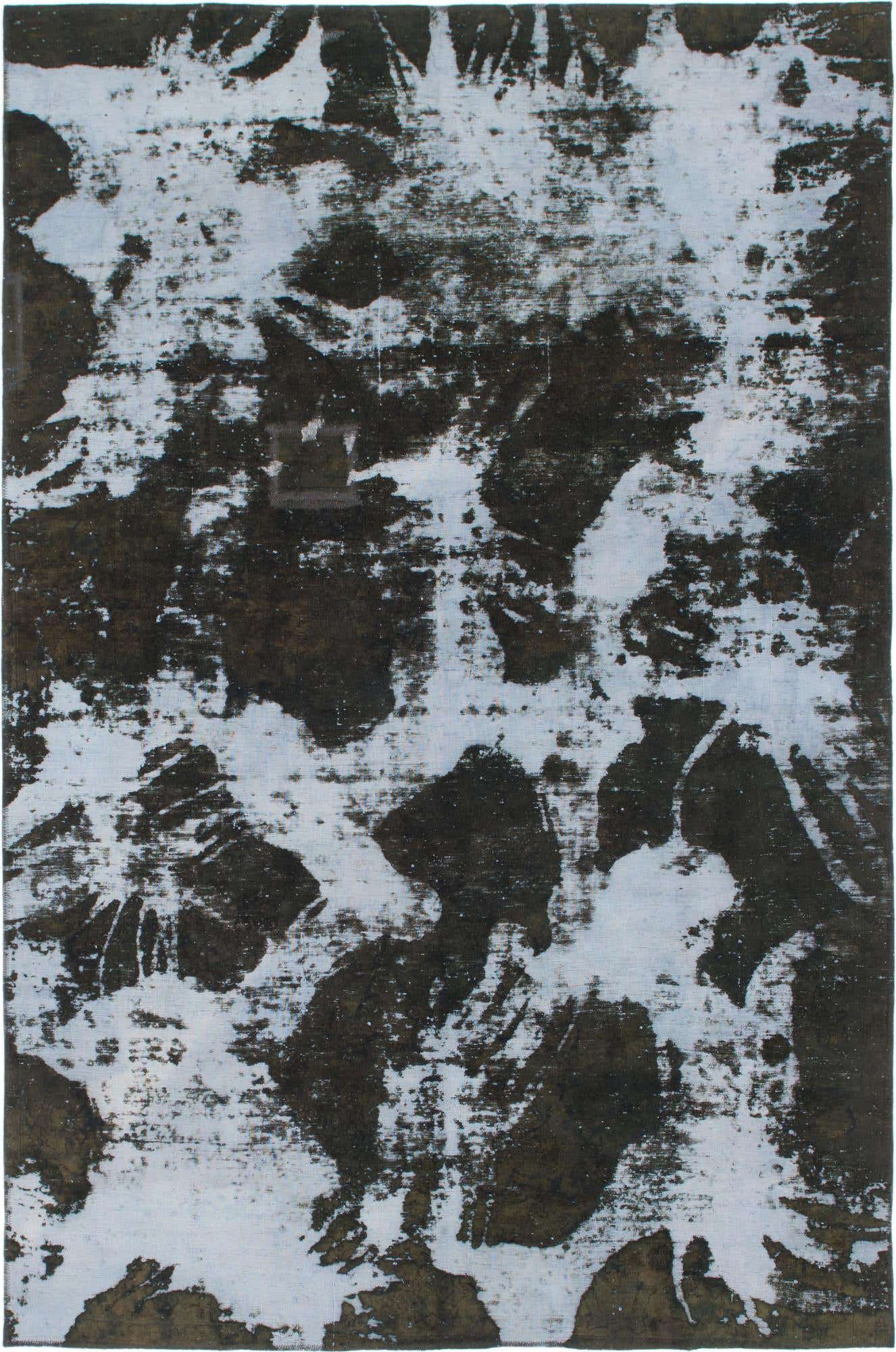 6' 9 x 10' 2 Hand Knotted Ultra Vintage Persian Wool Rug