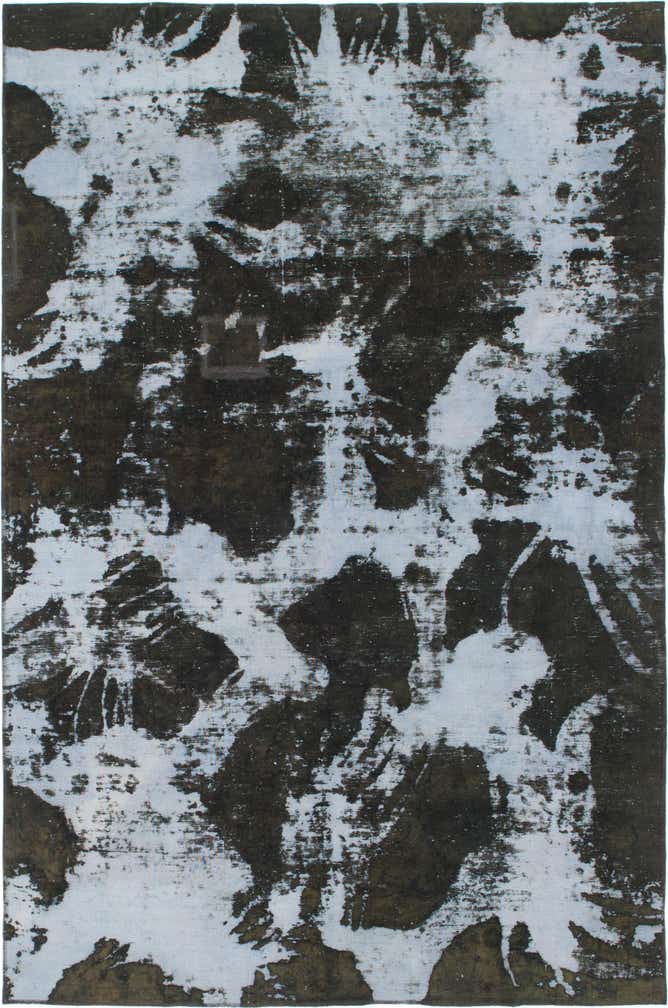 6' 9 x 10' 2 Hand Knotted Ultra Vintage Persian Wool Rug