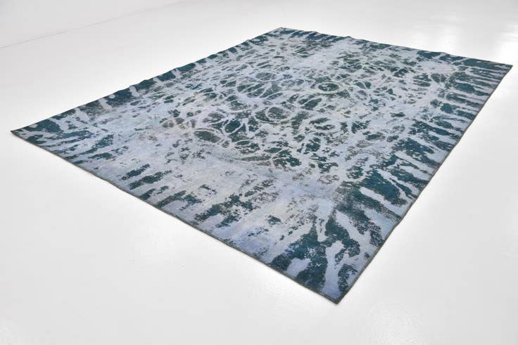 Detail image of 8' 6 x 11' 2 Hand Knotted Ultra Vintage Persian Wool Rug