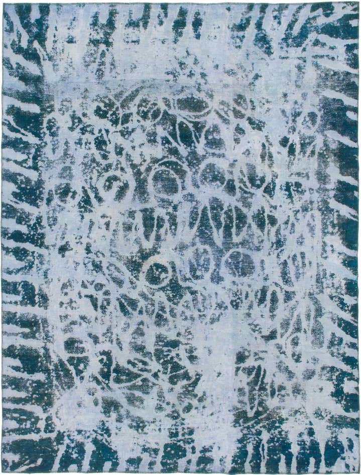 Detail image of 8' 6 x 11' 2 Hand Knotted Ultra Vintage Persian Wool Rug