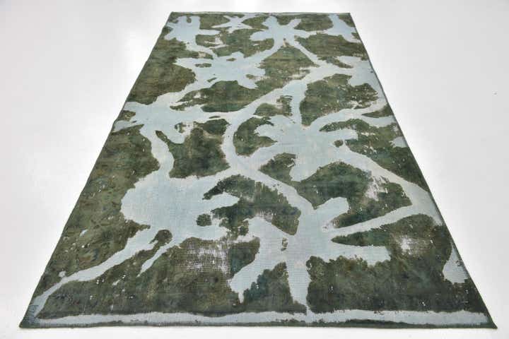 5' x 9' 4 Hand Knotted Ultra Vintage Persian Wool Rug