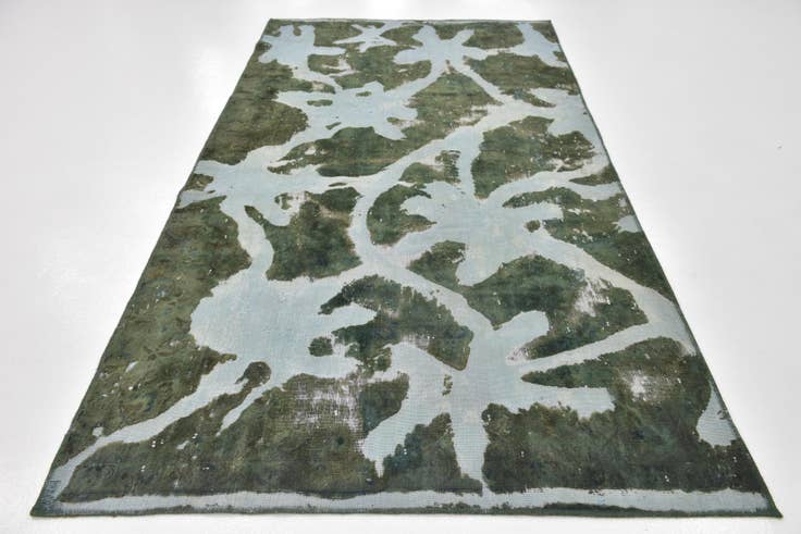 Detail image of 5' x 9' 4 Hand Knotted Ultra Vintage Persian Wool Rug