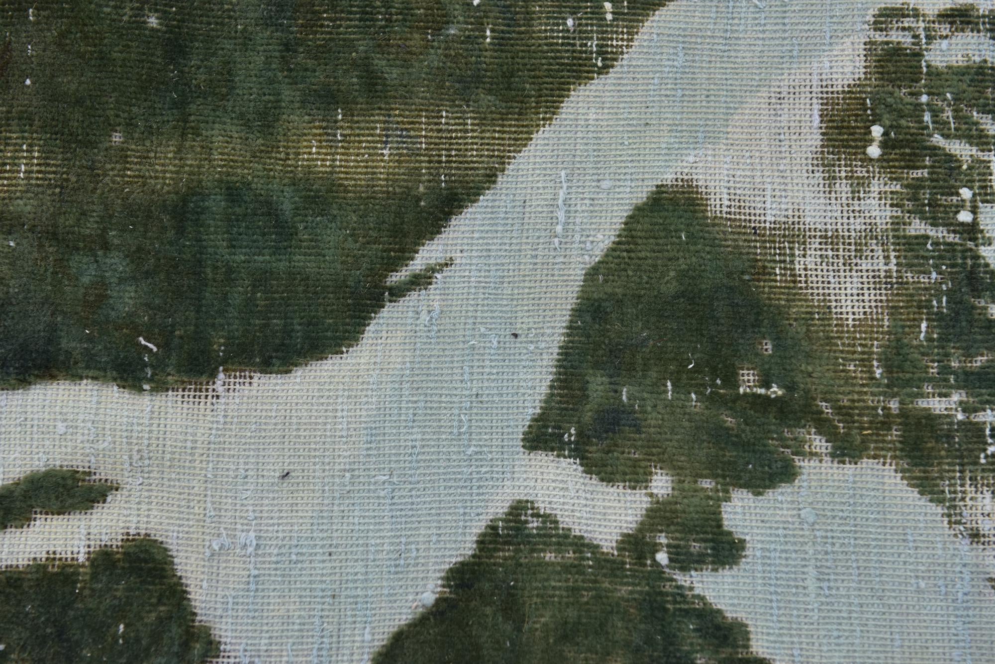 5' x 9' 4 Hand Knotted Ultra Vintage Persian Wool Rug