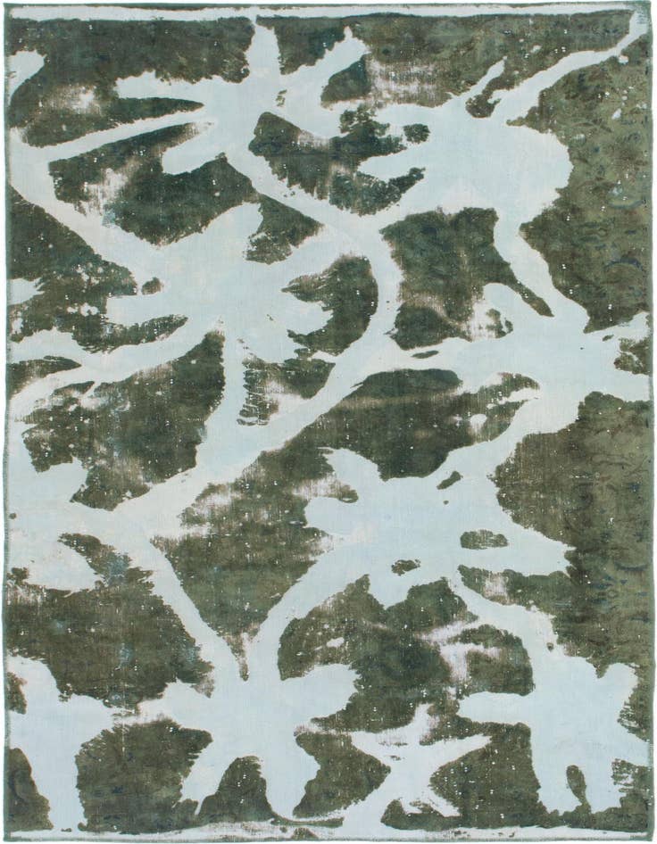 Detail image of 5' x 9' 4 Hand Knotted Ultra Vintage Persian Wool Rug