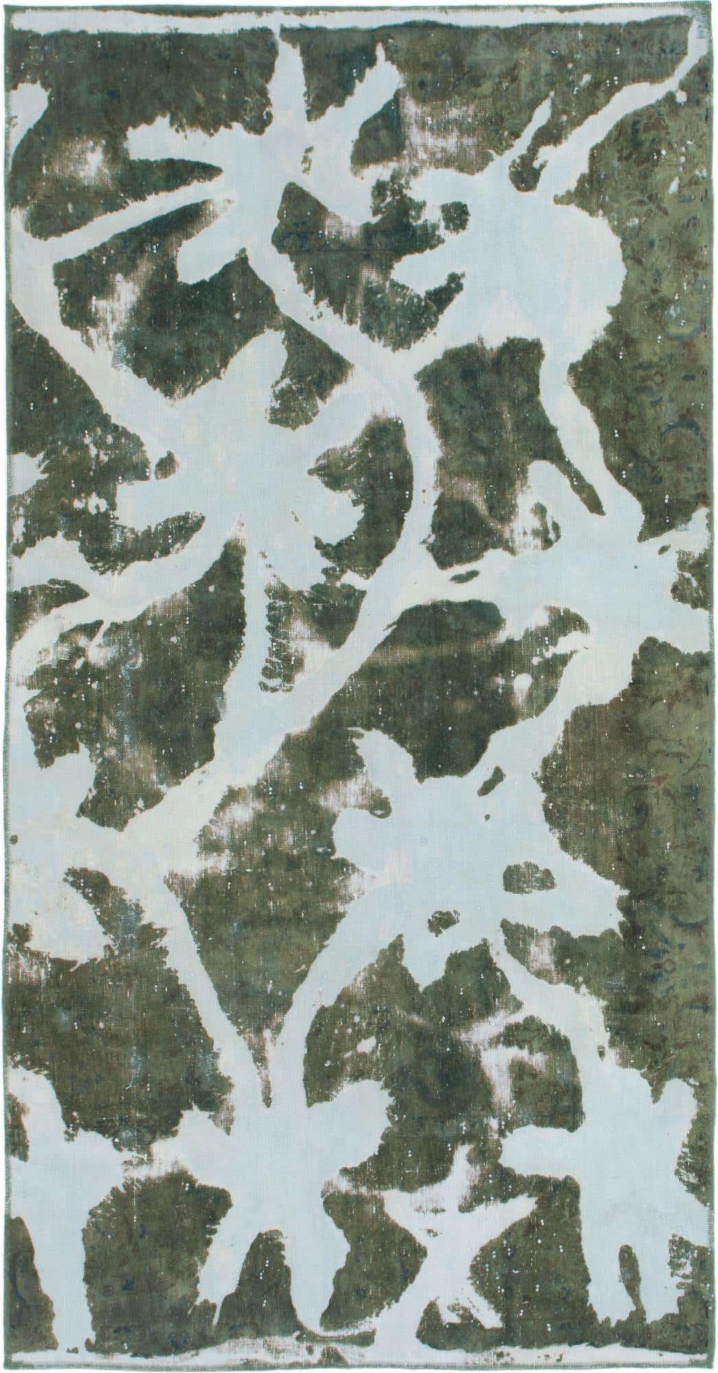 5' x 9' 4 Hand Knotted Ultra Vintage Persian Wool Rug