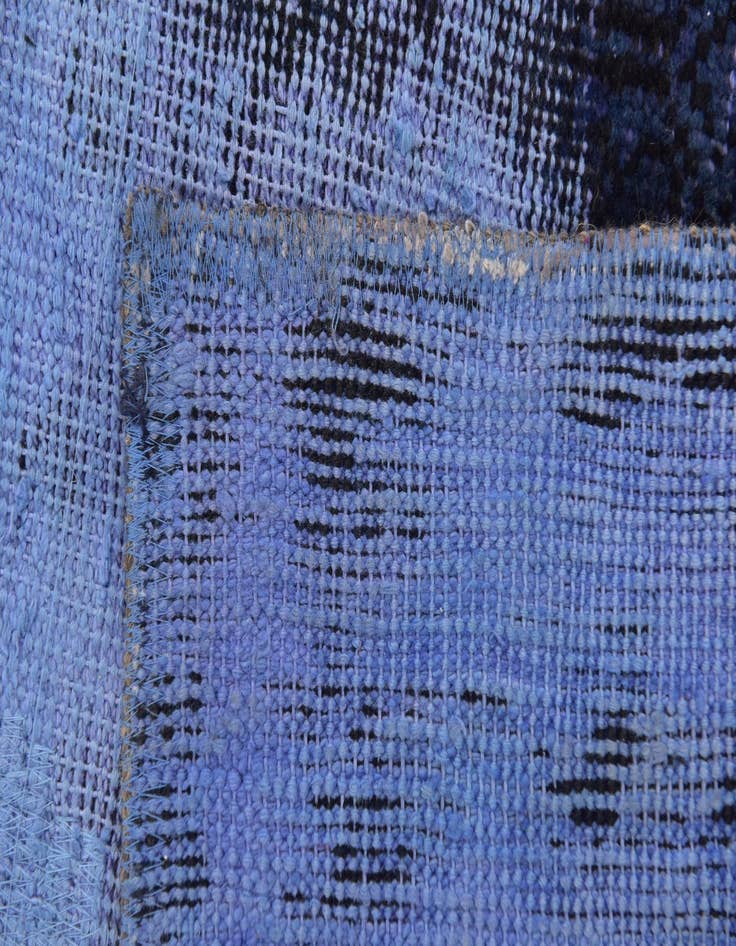 Detail image of 4' 10 x 8' 7  Hand Knotted Ultra Vintage Persian Wool Rug